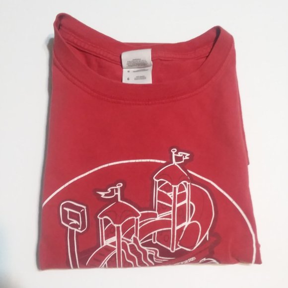 Fruit of the Loom Radio Flyer Men's Short Sleeve T Shirt in Size L - Picture 2 of 6